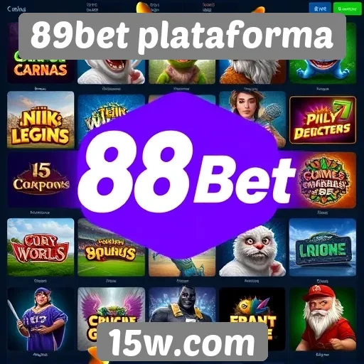 Variedade de jogos disponíveis na 89bet plataforma